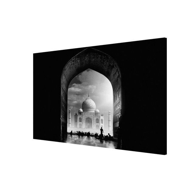 Quadri in bianco e nero La porta del Taj Mahal