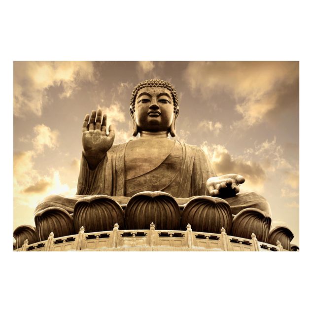 Quadri moderni   Grande Buddha in seppia