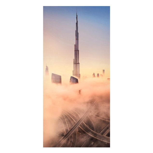Lavagne magnetiche con architettura e skylines Skyline di celeste di Dubai