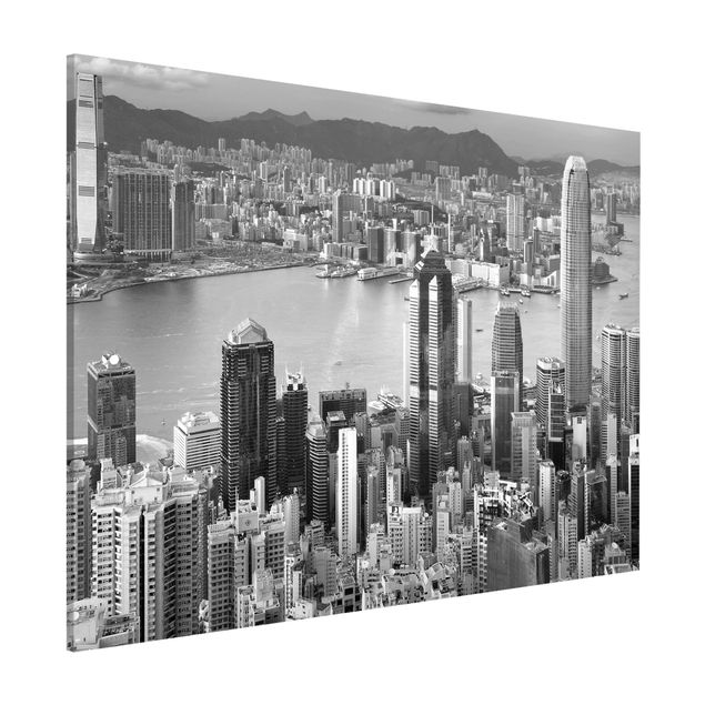 Lavagne magnetiche con architettura e skylines Hongkong