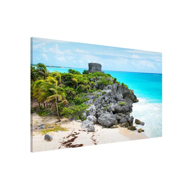 Lavagne magnetiche con spiaggia Costa caraibica, rovine di Tulum