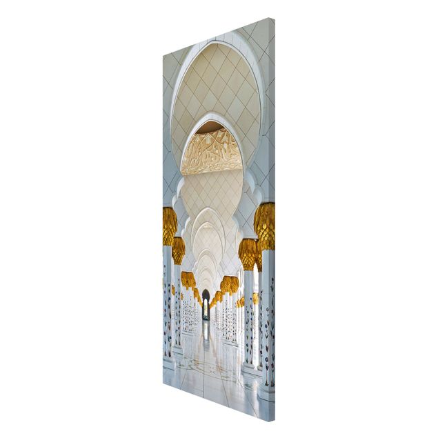 Quadri città Moschea di Abu Dhabi
