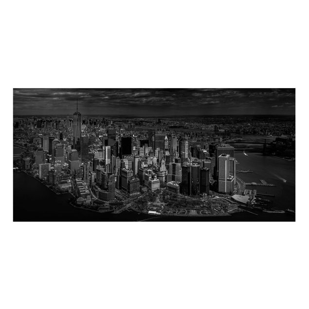 Lavagne magnetiche con architettura e skylines New York - Manhattan dall'alto