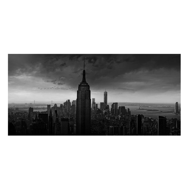 Lavagne magnetiche con architettura e skylines New York vista Rockefeller