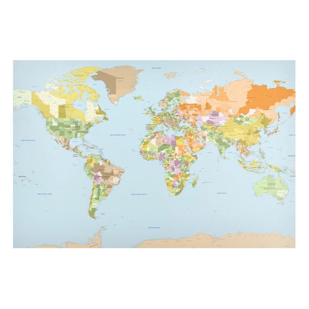 Quadri mappamondo Mappa politica del mondo