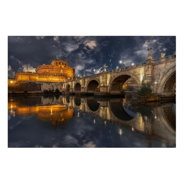Quadro moderno Ponte Sant'Angelo a Roma