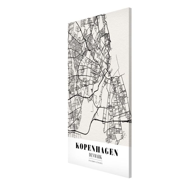 Quadri moderni   Mappa di Copenaghen - Classica