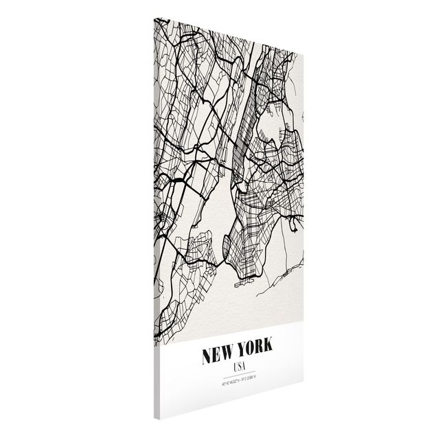 Quadro New york Mappa di New York - Classica
