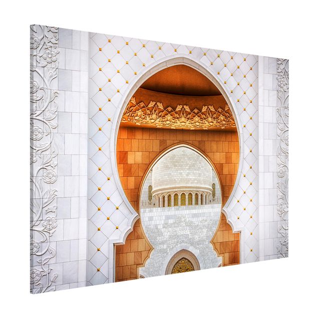Lavagne magnetiche con architettura e skylines Porta della moschea