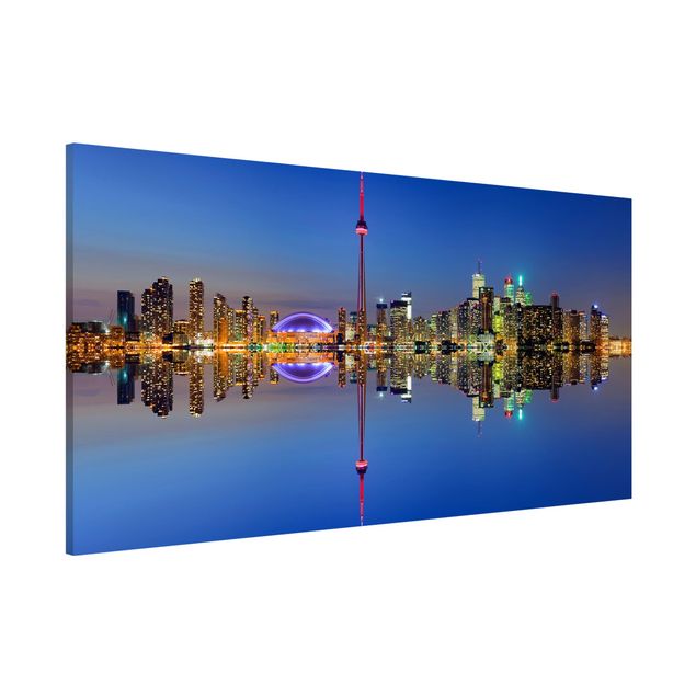 Lavagne magnetiche con architettura e skylines Toronto City Skyline di prima del lago Ontario