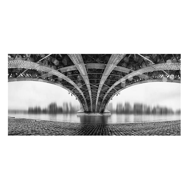 Quadri moderni   Sotto il ponte di ferro
