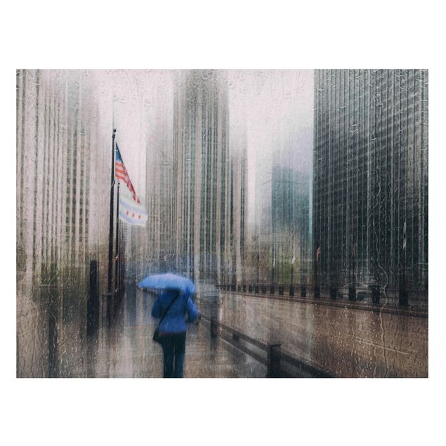Quadro moderno Chicago piovosa