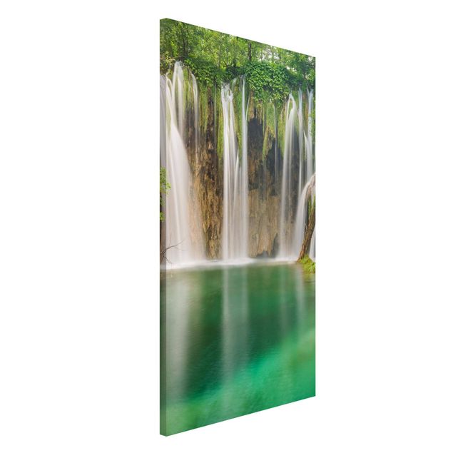 Quadro paesaggio Cascata dei laghi di Plitvice