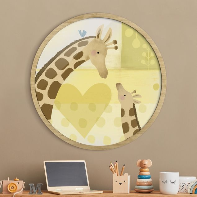 Quadro giraffa Io e la mamma - Giraffe