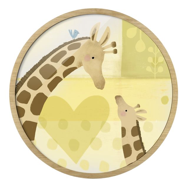 Quadri amore Io e la mamma - Giraffe