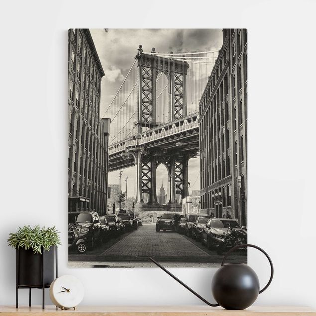 Quadri di New york Ponte di Manhattan in America