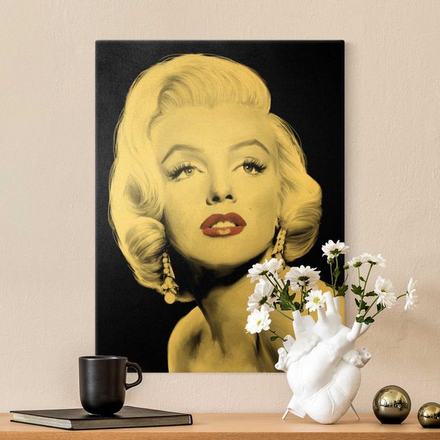 Quadri moderni   Marilyn con gli orecchini