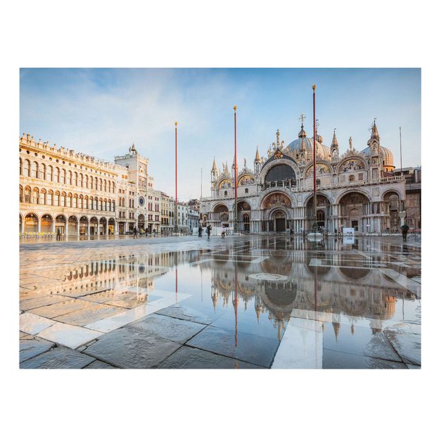 Quadri su tela con architettura e skylines Piazza San Marco a Venezia