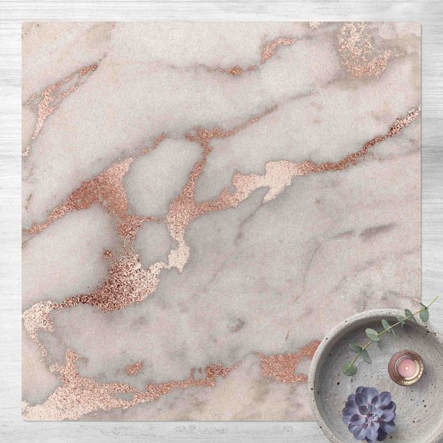 tappeto astratto moderno Effetto marmo con glitter