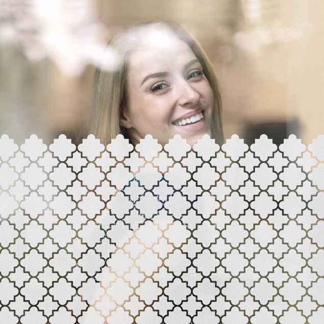 Pellicole per vetri - Modello a quattro passaggi marocchini a mosaico