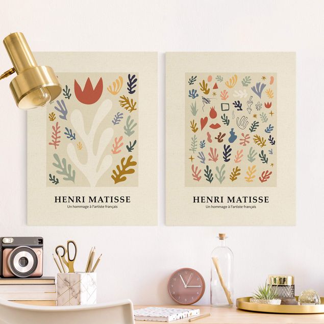 Tele componibili Omaggio a Matisse - Magnifiche piante
