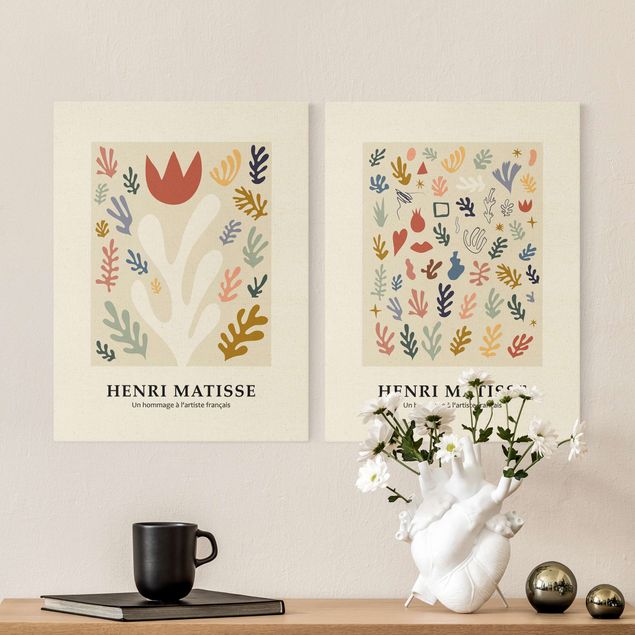 Quadri con fiori Omaggio a Matisse - Magnifiche piante
