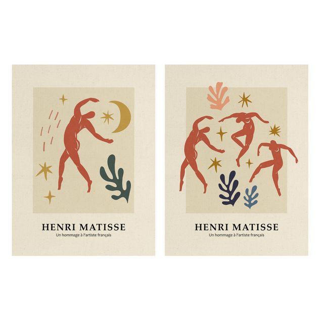 Quadri colorati Omaggio a Matisse - Danze
