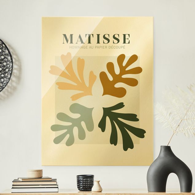 Quadro moderno Interpretazione Matisse - Foglie