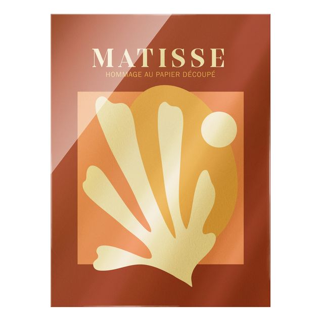 Quadri stampe Interpretazione Matisse - Combinazione rossa
