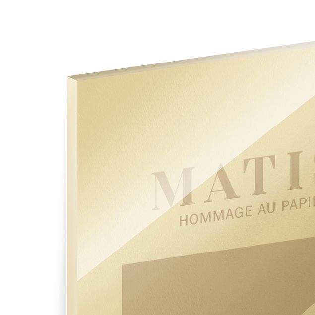 Quadro in vetro - Matisse Interpretation - Palma e sole - Formato verticale