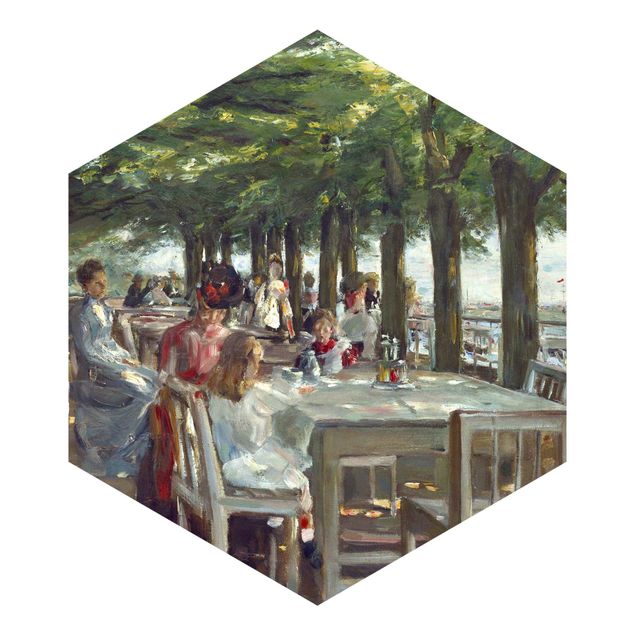 Carte da parati moderne Max Liebermann - La terrazza del ristorante Jacob