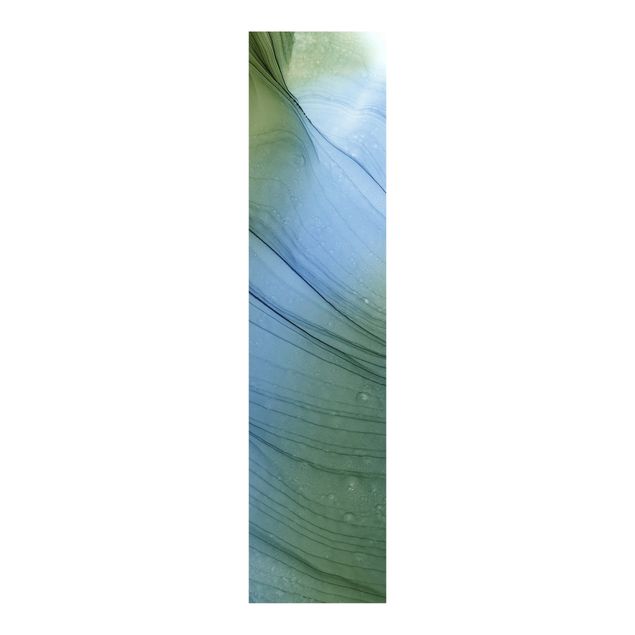 Tessili online Mélange di verde muschio con blu