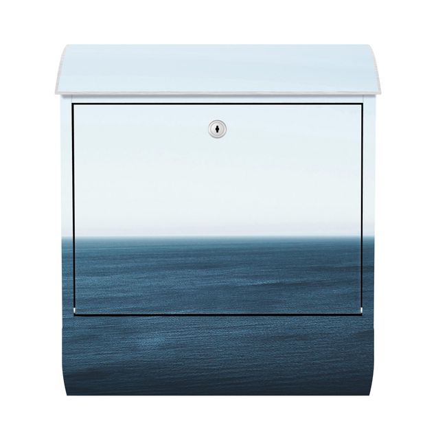 Cassetta postale blu Oceano minimalista