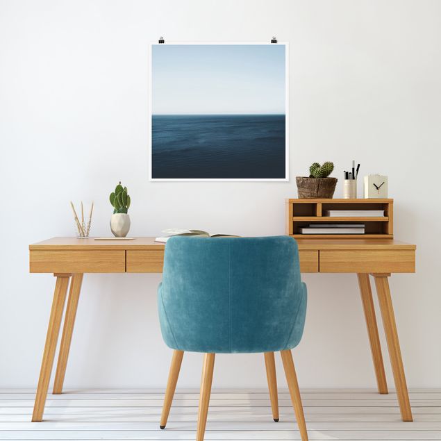Quadro paesaggio Oceano minimalista