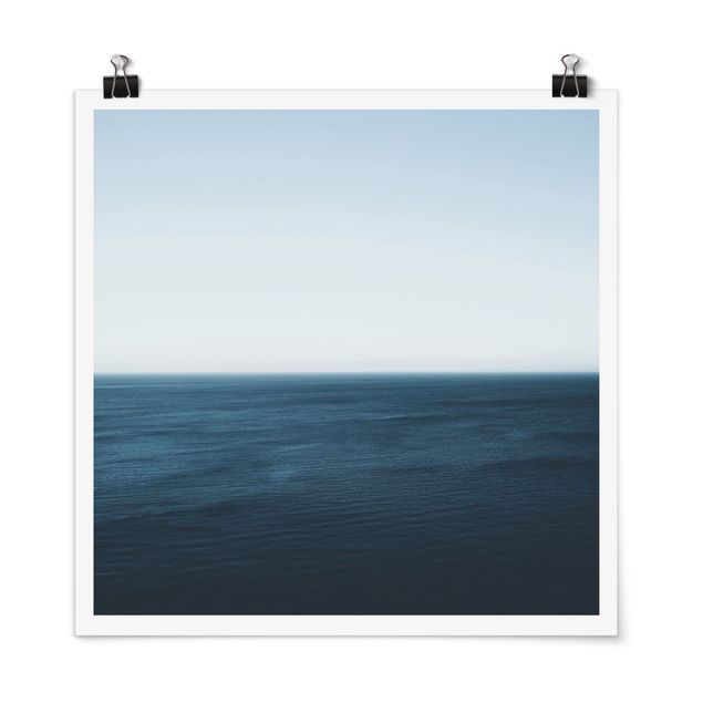 Poster spiaggia mare Oceano minimalista