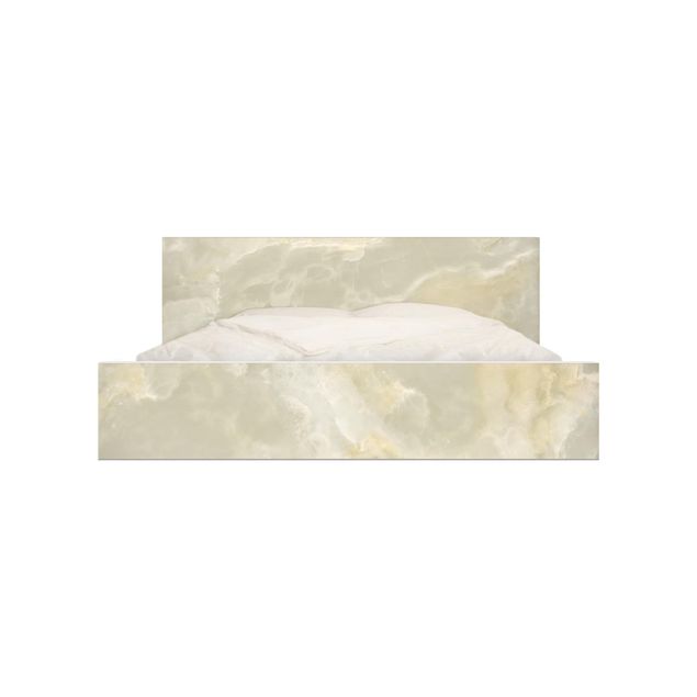 Carta adesiva per pareti effetto pietra Crema di marmo d'onice