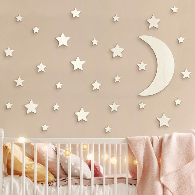 Decorazioni camera neonato Set luna e stelle