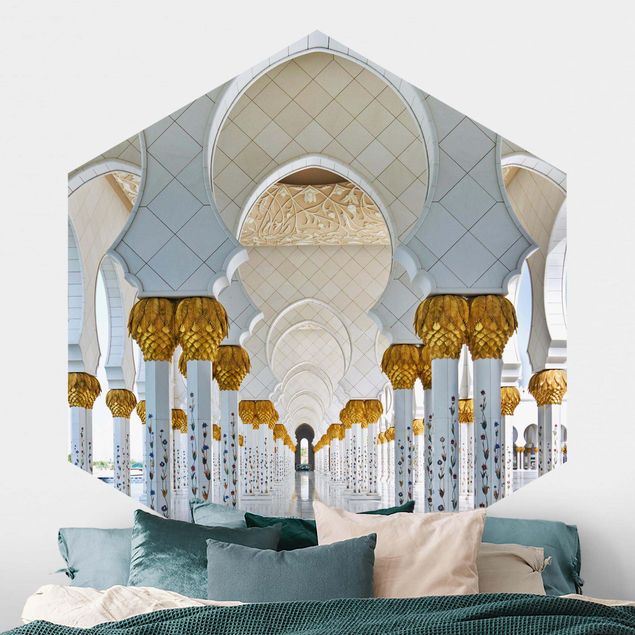 Carte da parati adesive Moschea di Abu Dhabi