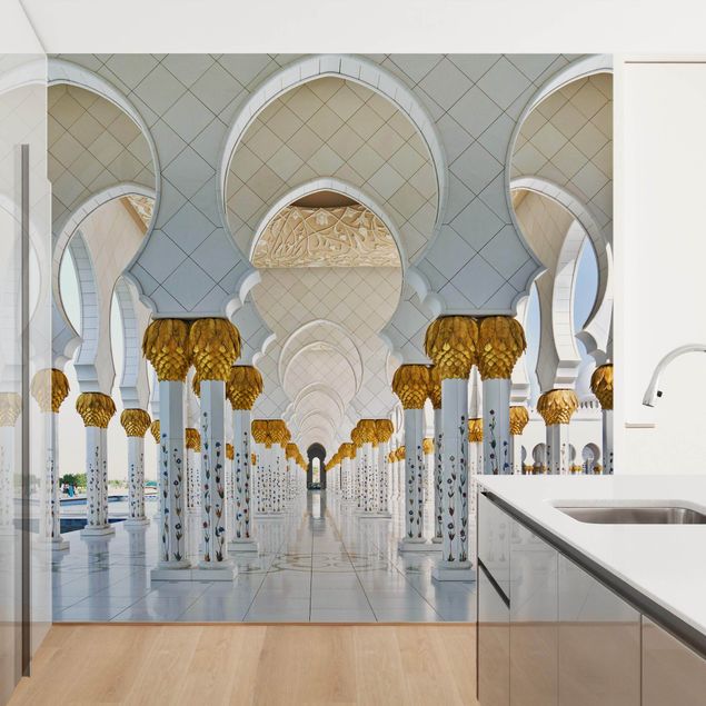 Carta da parati moderne Moschea di Abu Dhabi
