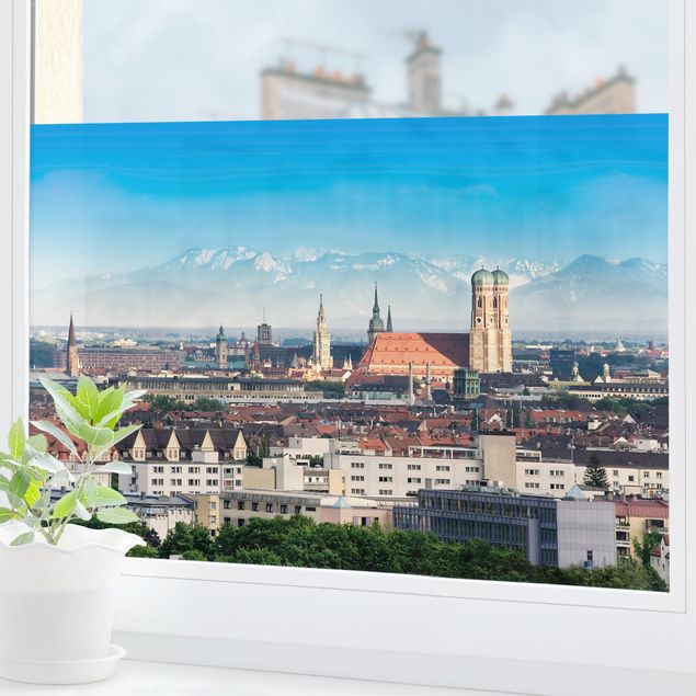 Adesivi per finestre con architettura e skylines Monaco di Baviera