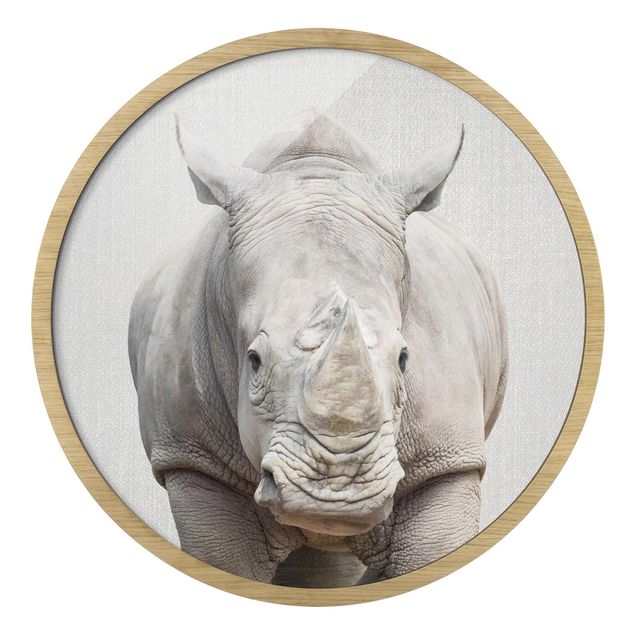 Quadri moderni per arredamento Rinoceronte Nora