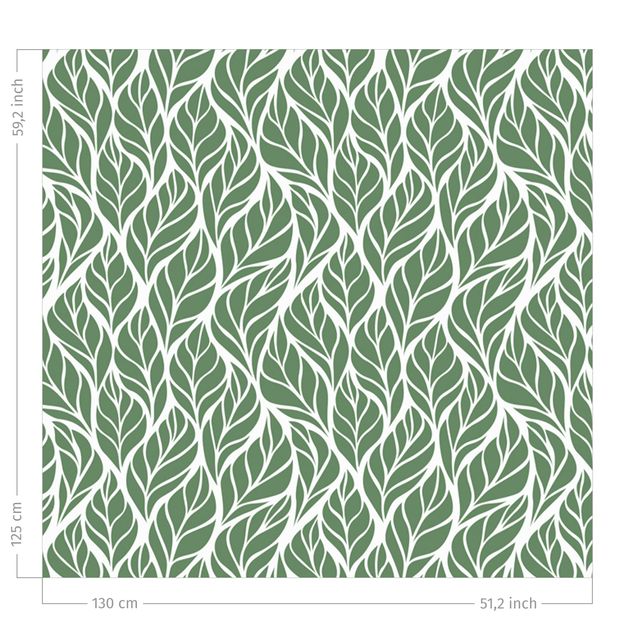 tende con disegni Trama naturale di grandi foglie verde
