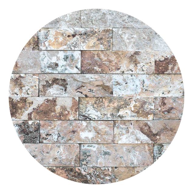 Carta da parati tnt Muro di pietra naturale di marmo