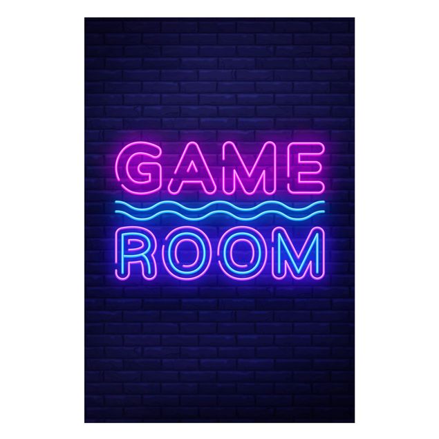 Quadro moderno Scritta al neon Game Room