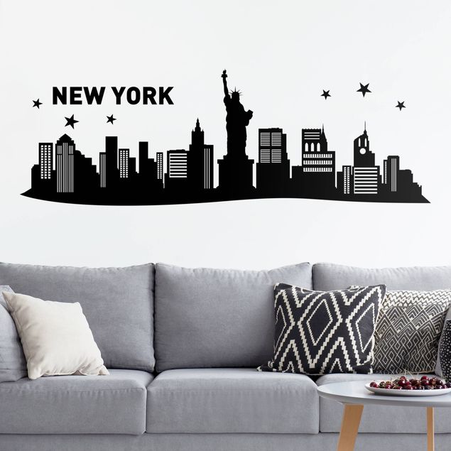 Stickers murali New York Skyline di New York