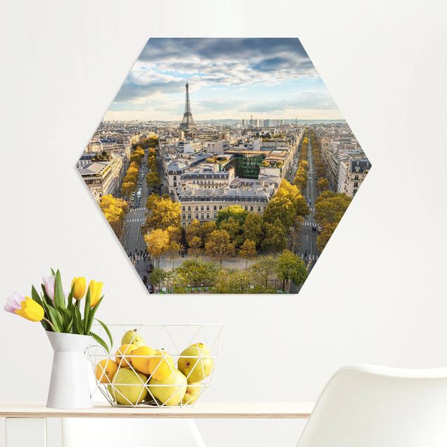 Quadri con paesaggio Bella giornata a Parigi