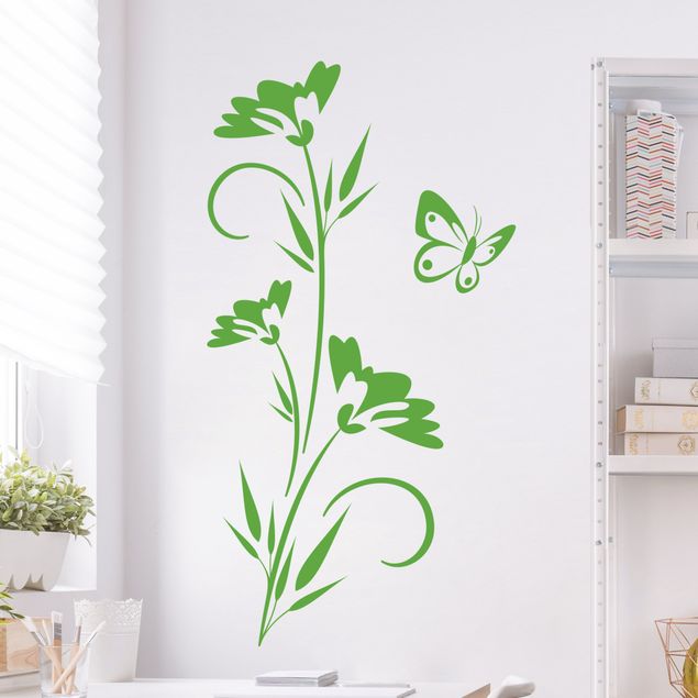 Stickers murali piante N.80 Fiore