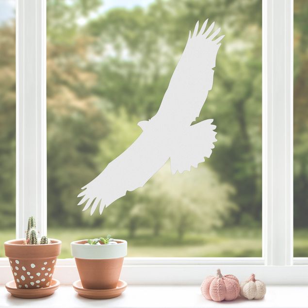 Adesivi per finestre con animali No.UL524 uccello rapace