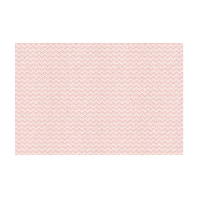 Tappetino di sughero - No.YK37 Trama zigzag rosa - Formato orizzontale 3:2