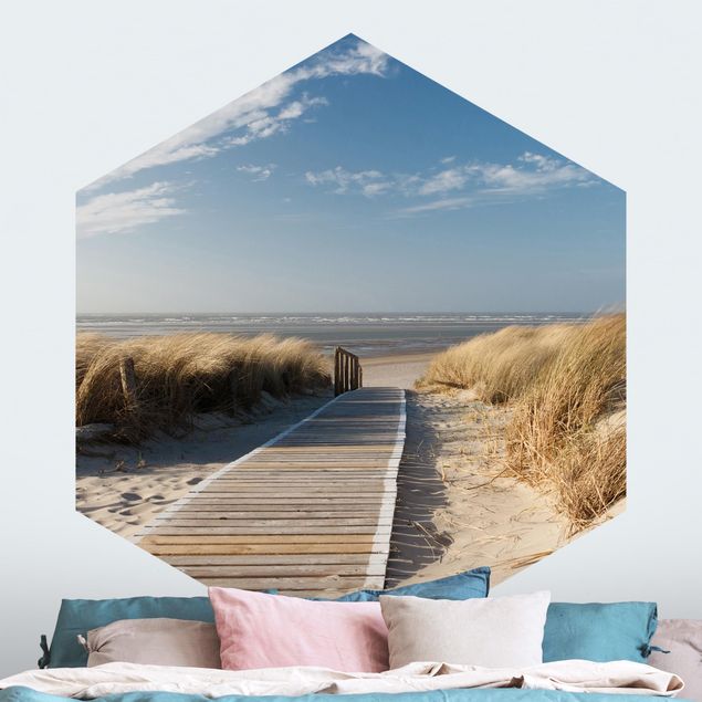 Carte da parati con dune Spiaggia del Mar Baltico